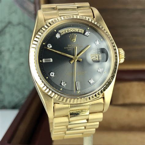 12k rolex|vintage rolex 18k gold day.